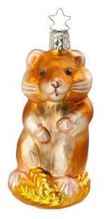 Herbie Hamster<br>Inge-glas Ornament